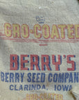 Vintage 1940’s Berry’s Seed Sack