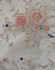 Vintage 1920’s Mesh Silk Embroidered Piano Shawl