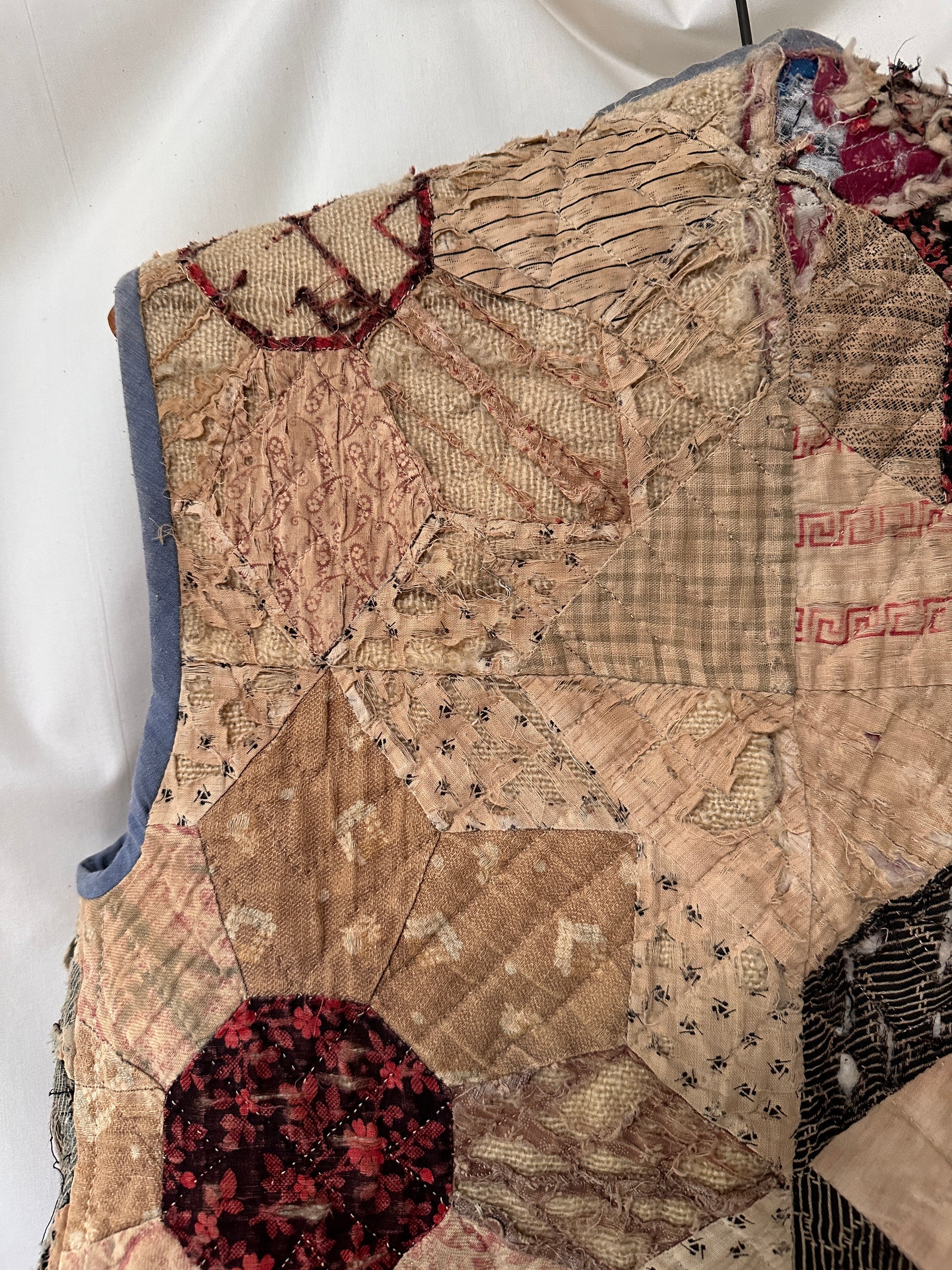 Vintage Early 1900’s Calico Quilt Vest