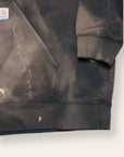 Vintage Carhartt Sunfaded Distressed Hooded Pullover