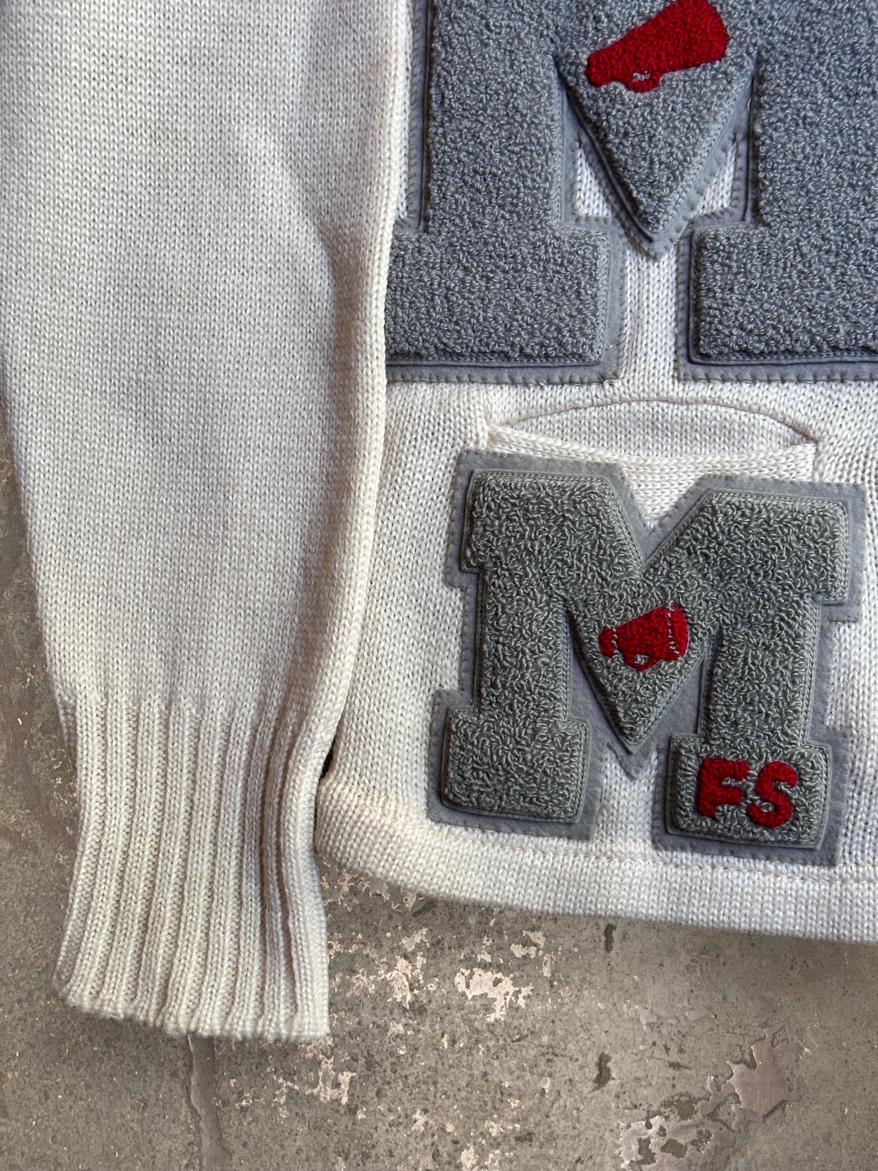 【NOS】Albion knitting millsスタジャン 38 NOS】Albion knitting millsスタジャン 38 NOS】Albion knitting mills