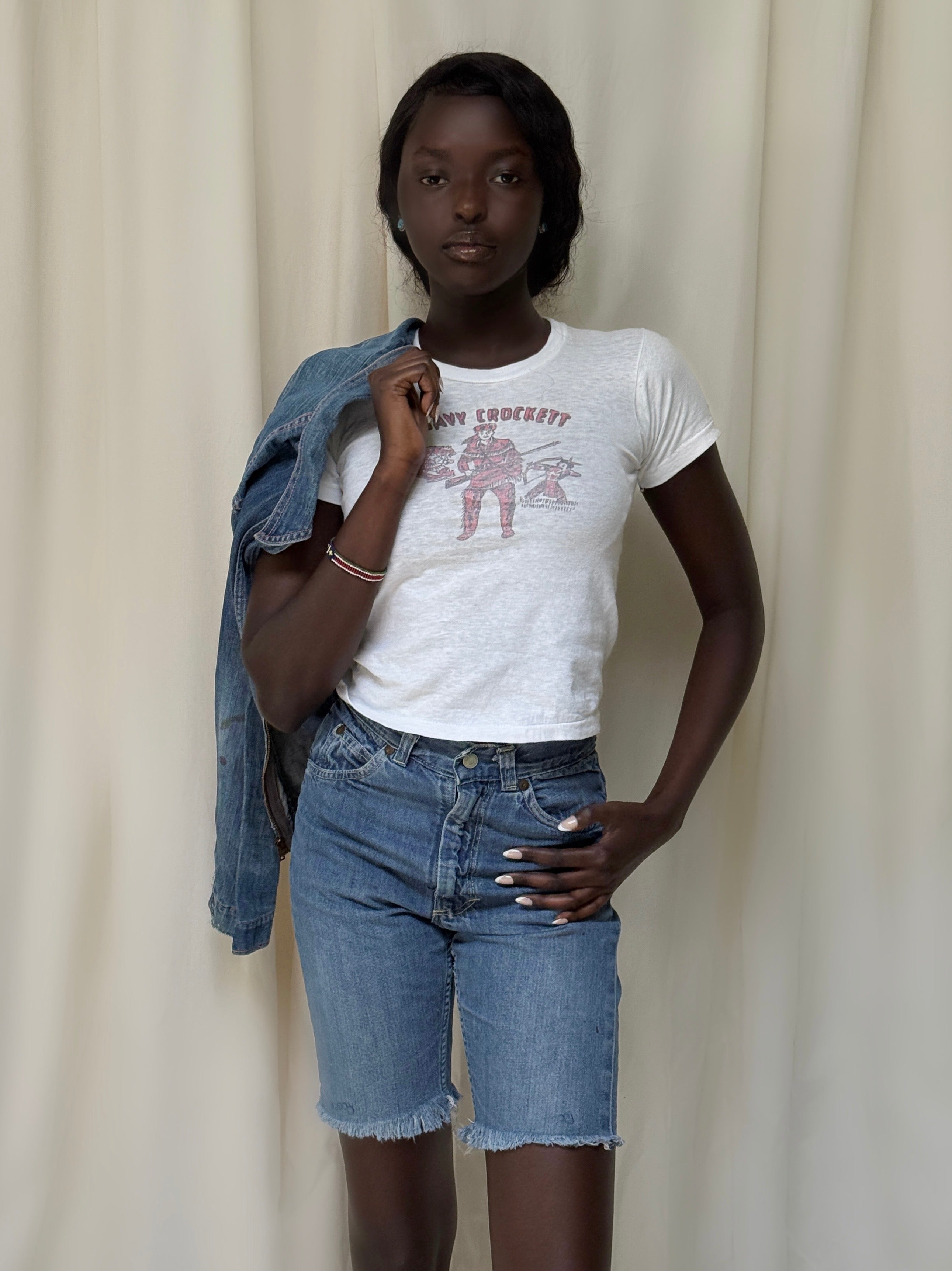 Vintage 1950's Foremost Selvedge Denim Jean Shorts W:25