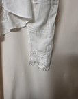 Vintage Edwardian Pleated Eyelet Cotton Bodice