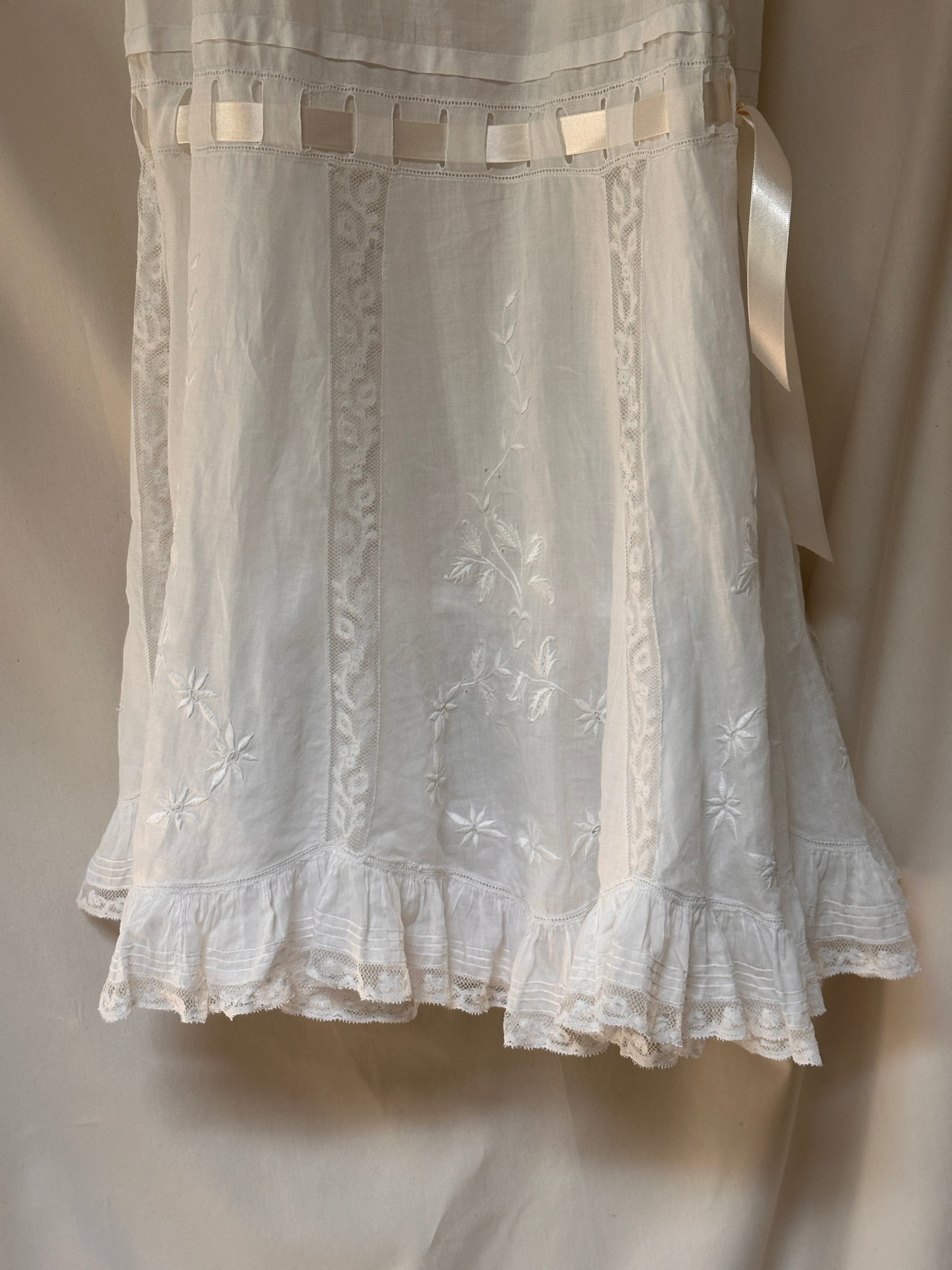 Vintage Edwardian Layered Chemise Slip Dress