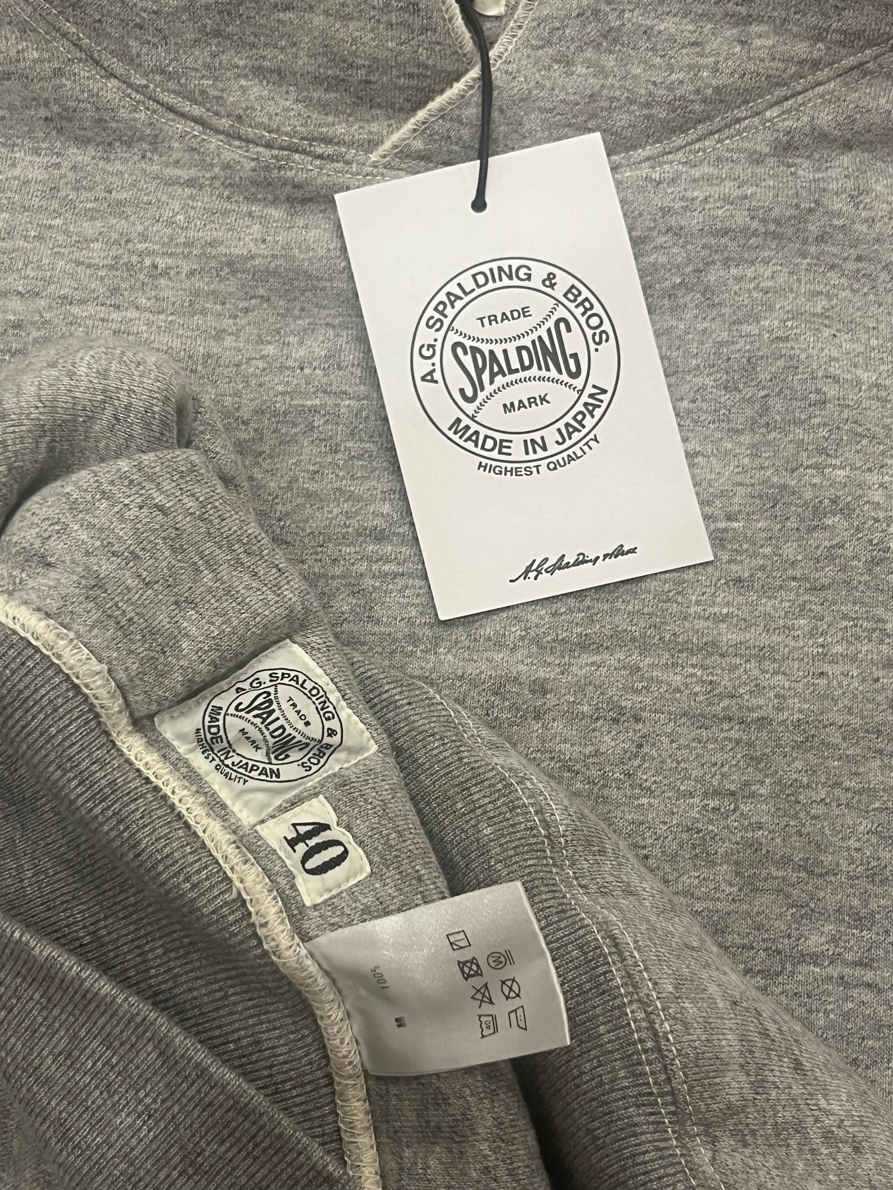 Spalding Double Face 1930's Style Made in Japan Hoody – Afterlife