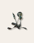 Vintage 1970’s Zuni Roadrunner Turquoise Sterling Silver Pin