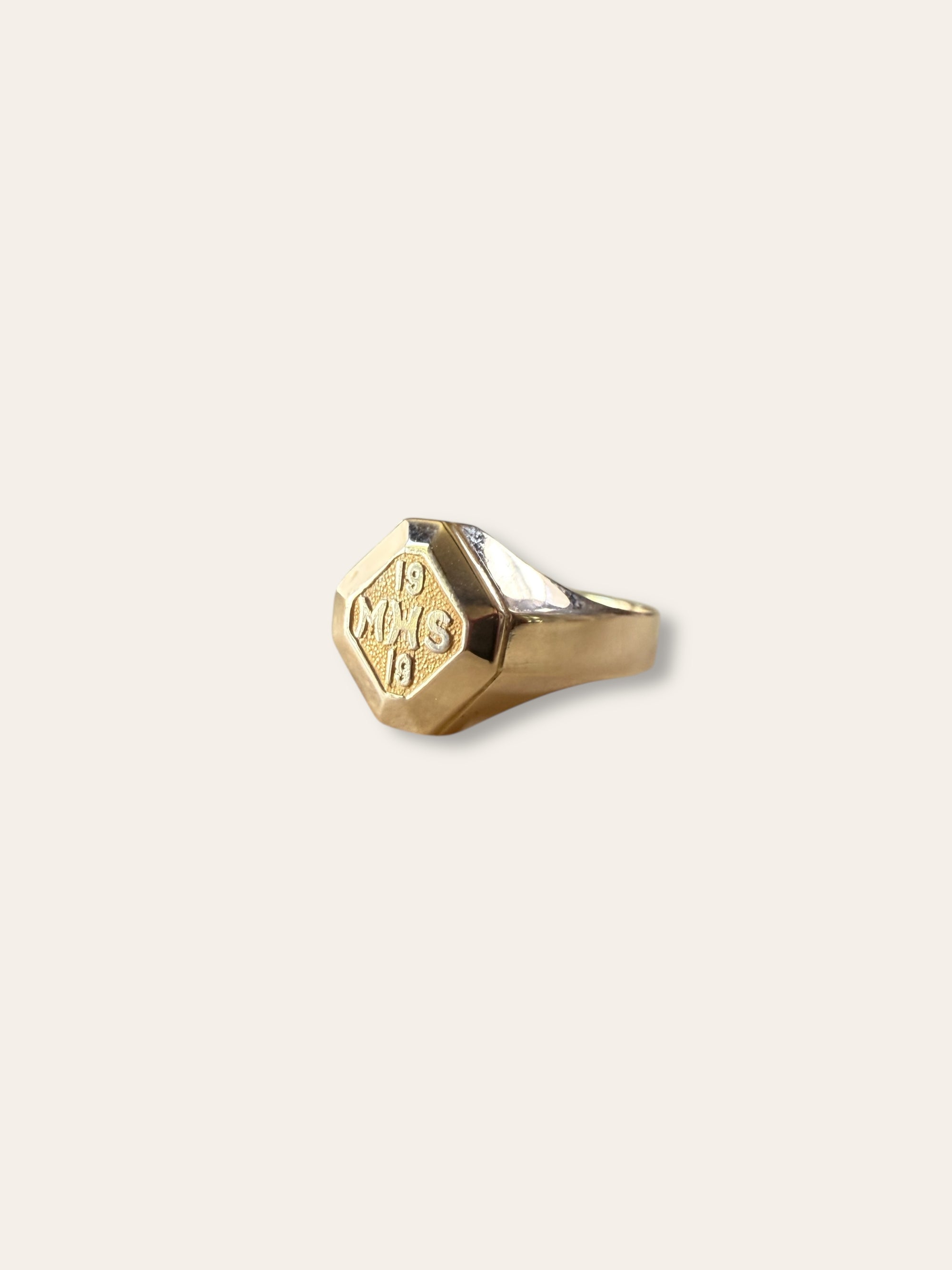 Vintage 1919 10k Gold Class Ring Size 6.5