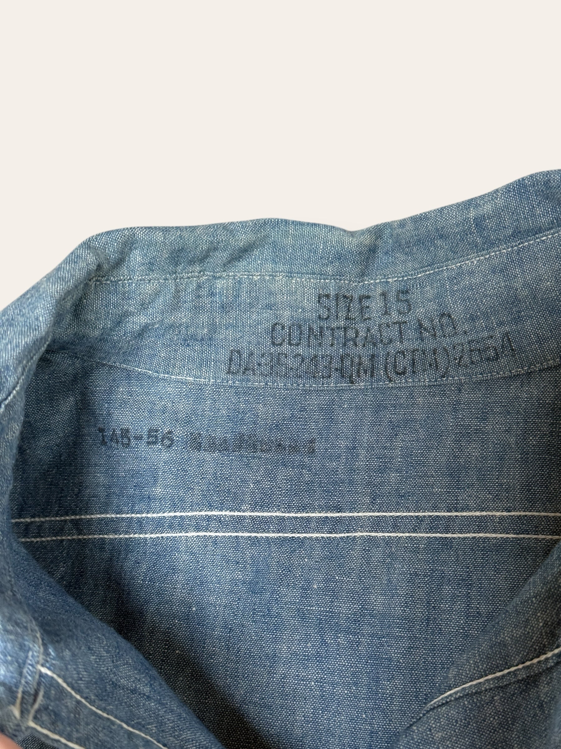 Vintage 1940’s US Navy Chambray Shirt