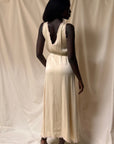 Vintage 1930’s Silk & Lace Champagne Slip Dress