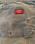Vintage 1990’s Sage Green Dickies Repaired Pants W:36