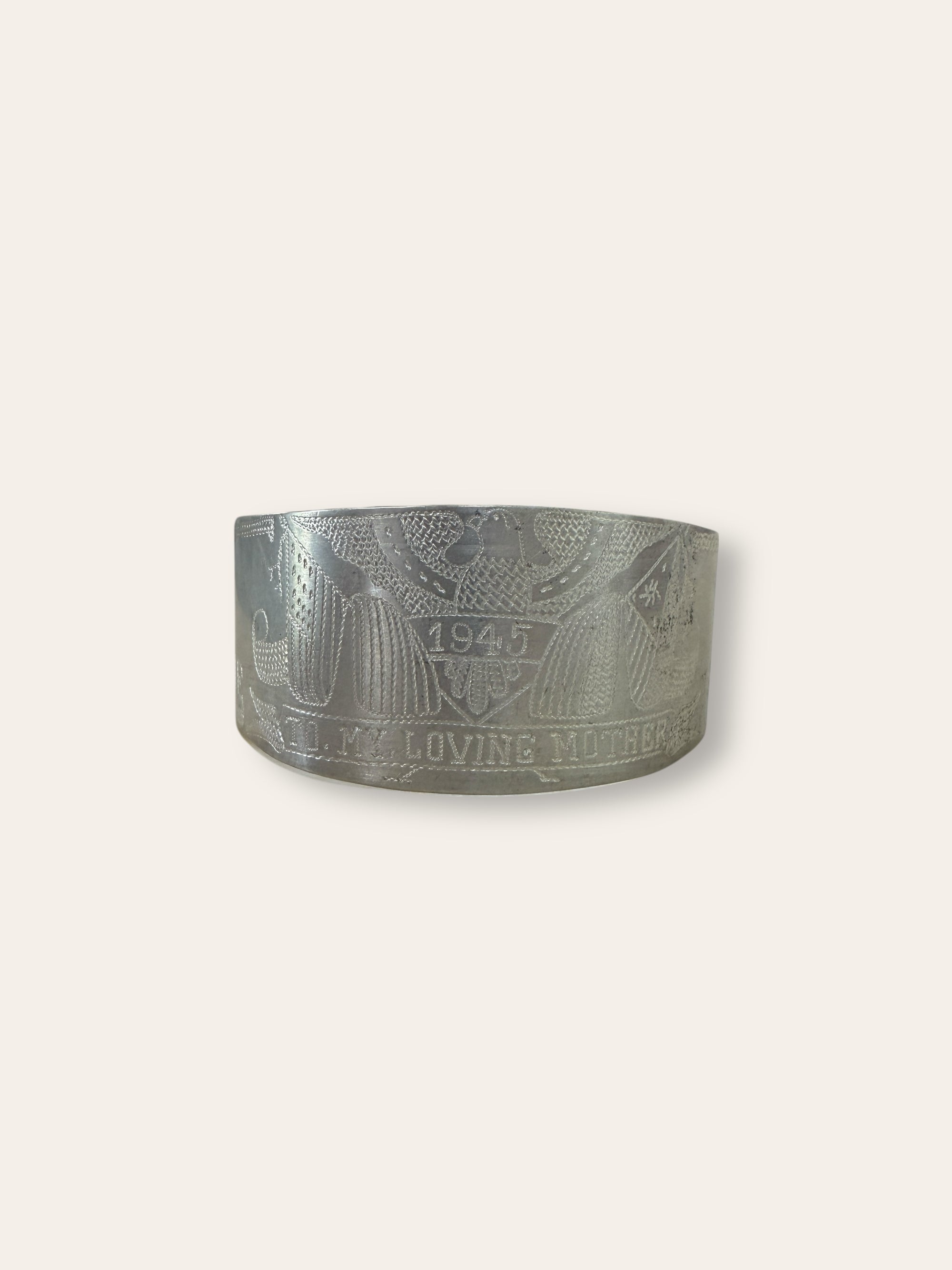 Vintage 1940’s Trench Art Cuff