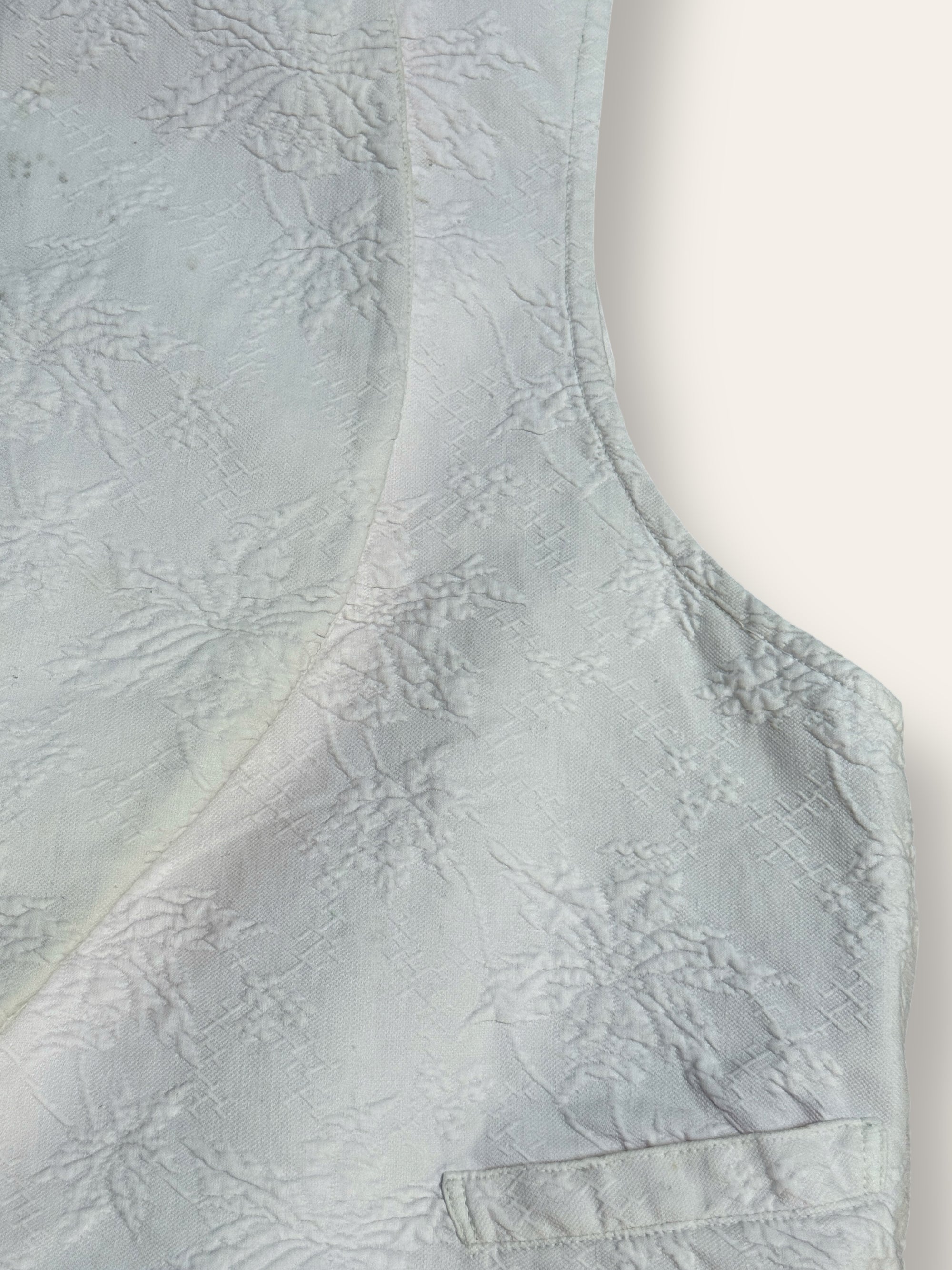 Vintage 1890’s Jacquard Buckle Back Vest