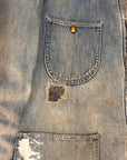 Vintage 1960’s LEE Thrashed Denim Chore Jacket