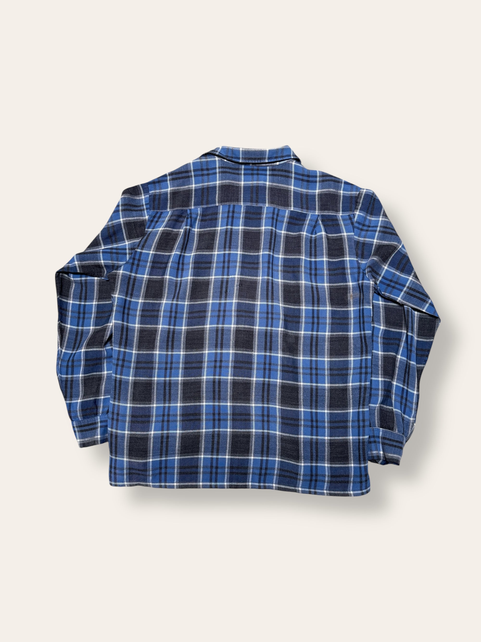 Vintage 1950’s Campus Rayon Plaid Shirt