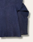Vintage 1940s McGregor Navy Mohair Cardigan Leather Buttons | Vintage Workwear