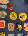 Vintage 1970’s Travel Patched Nylon Jacket