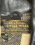 Vintage 1940s Atlas Cycle-Wear Leather Motorcycle Jacket | Rare Horsehide Biker Jacket
