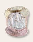 Antique 1800s Cotton Sun Bonnet | Victorian Prairie Hat