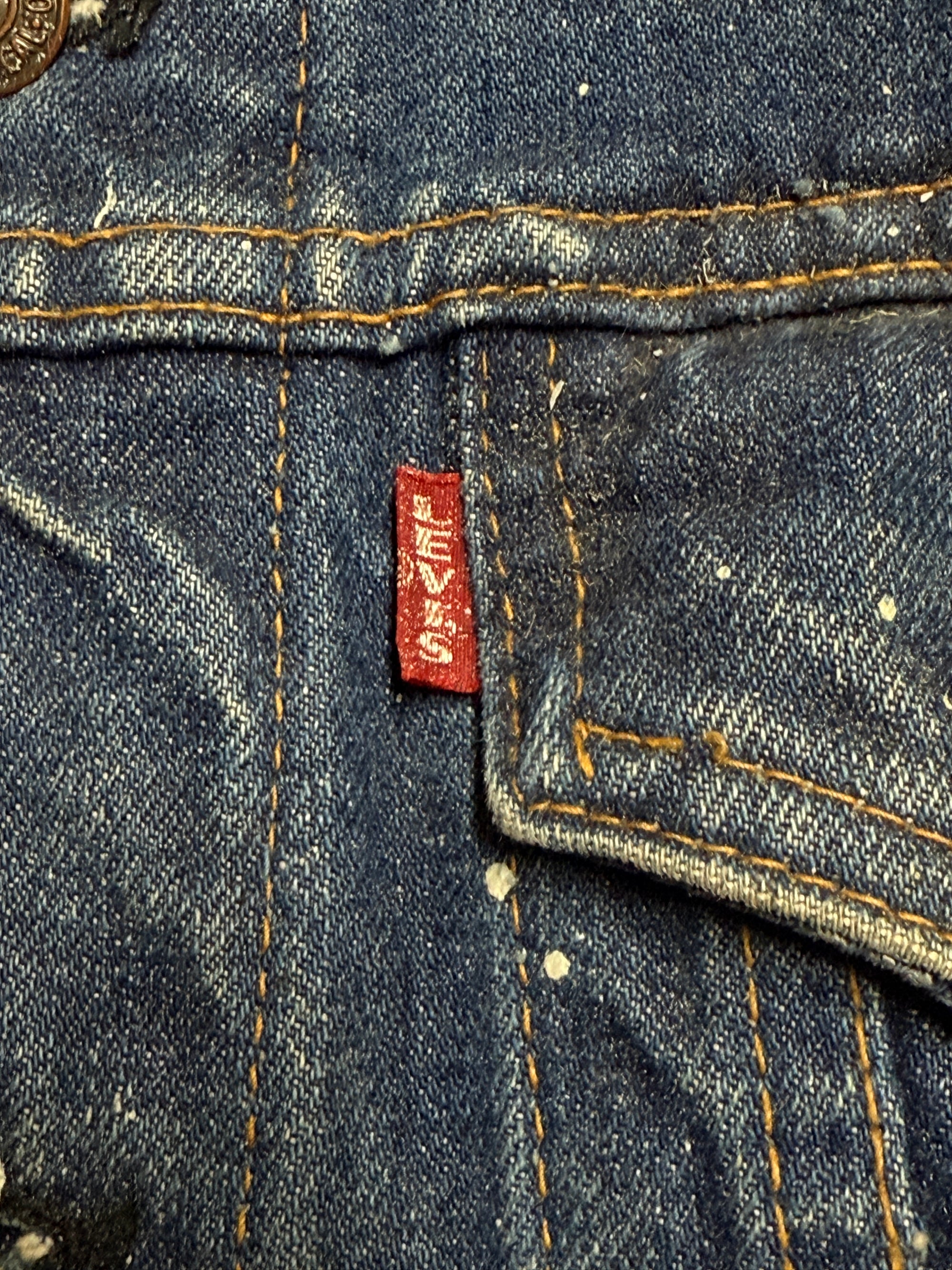 Vintage 1970’s Levi’s Big E 70505 Type III Denim Jacket Sz 48