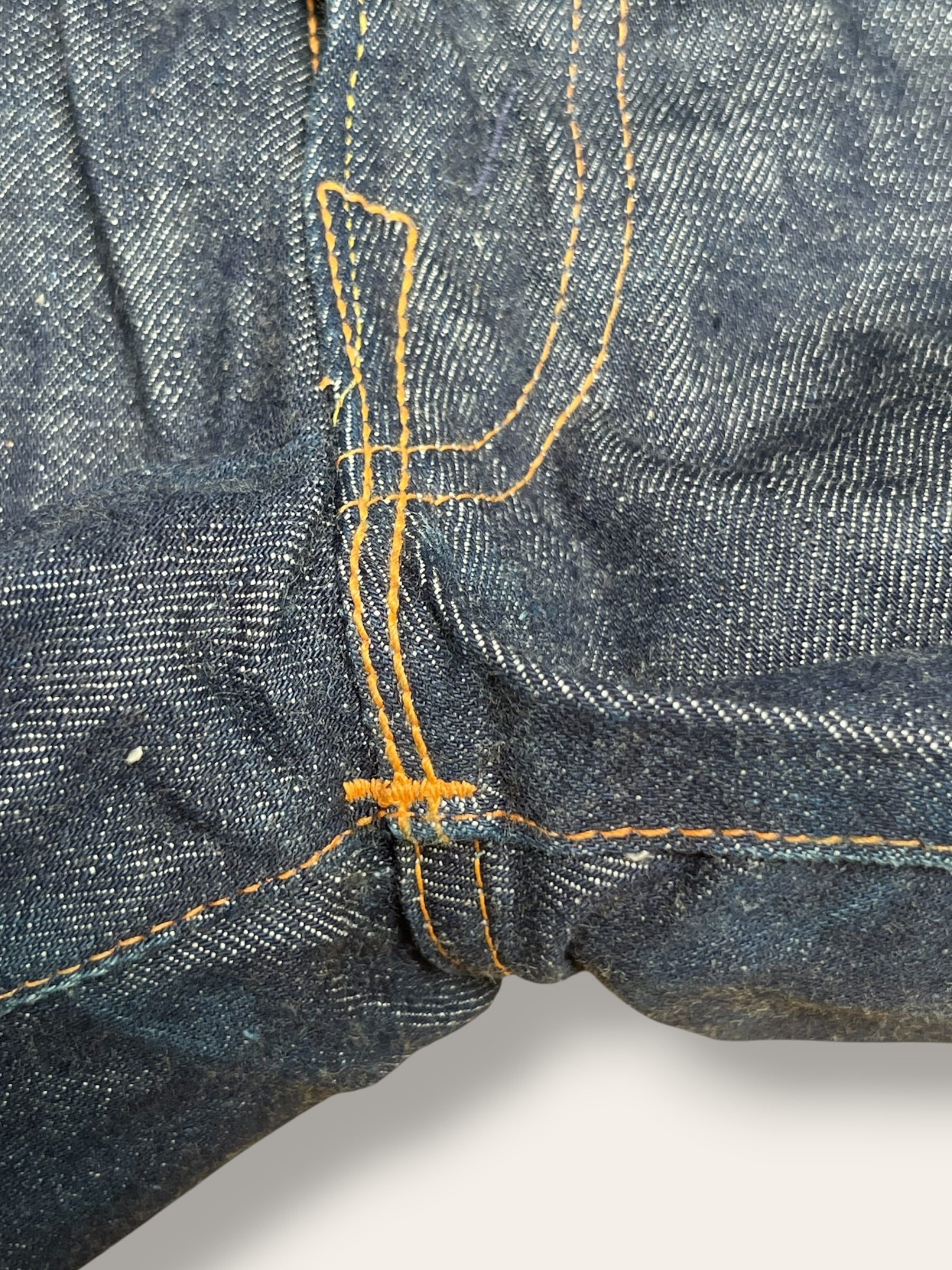 Vintage 1950’s Levi’s Deadstock 701 Denim Jeans | Hidden Rivets Selvedge Denim | Big E Levis