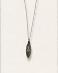 925 Sterling Silver Pine Cone Necklace | Antique Silver Charm