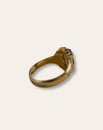 Vintage 1950 Josten 10k Gold Onyx Class Ring Size 6.5