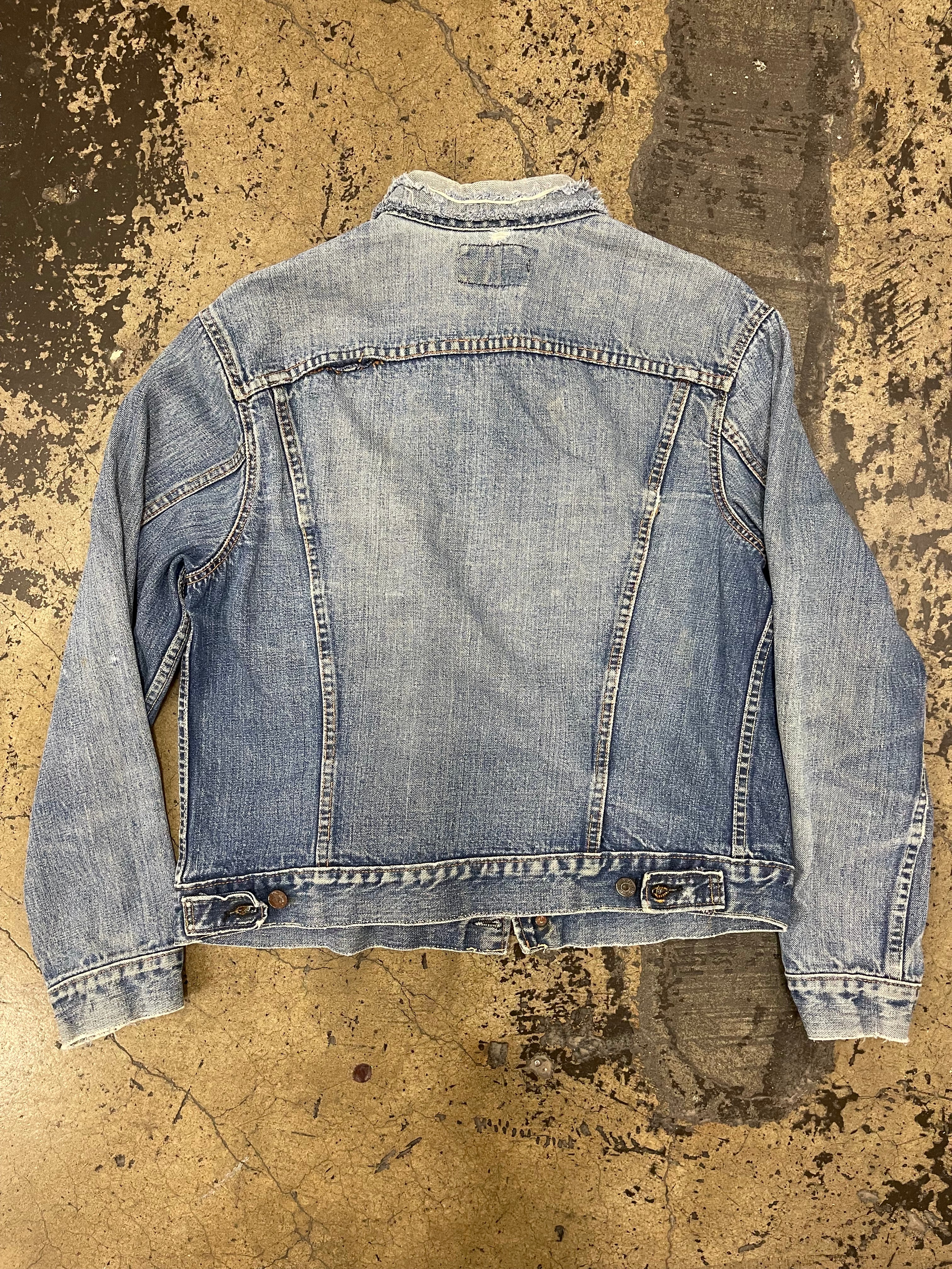 Vintage 1960s Levi's Big E Denim Thrashed Jacket – Afterlife Boutique