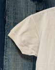 Vintage 1940’s Bamboo Tag Cotton T-Shirt | Heritage Blank Antique White Undershirt