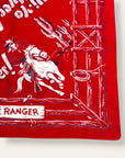 Vintage 1950s The Lone Ranger Bandana | Western Hi-Yo Silver Bandana