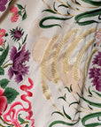 Vintage 1920’s Manton De Manila Silk Embroidered Double-Sided Piano Shawl ///SOLD///