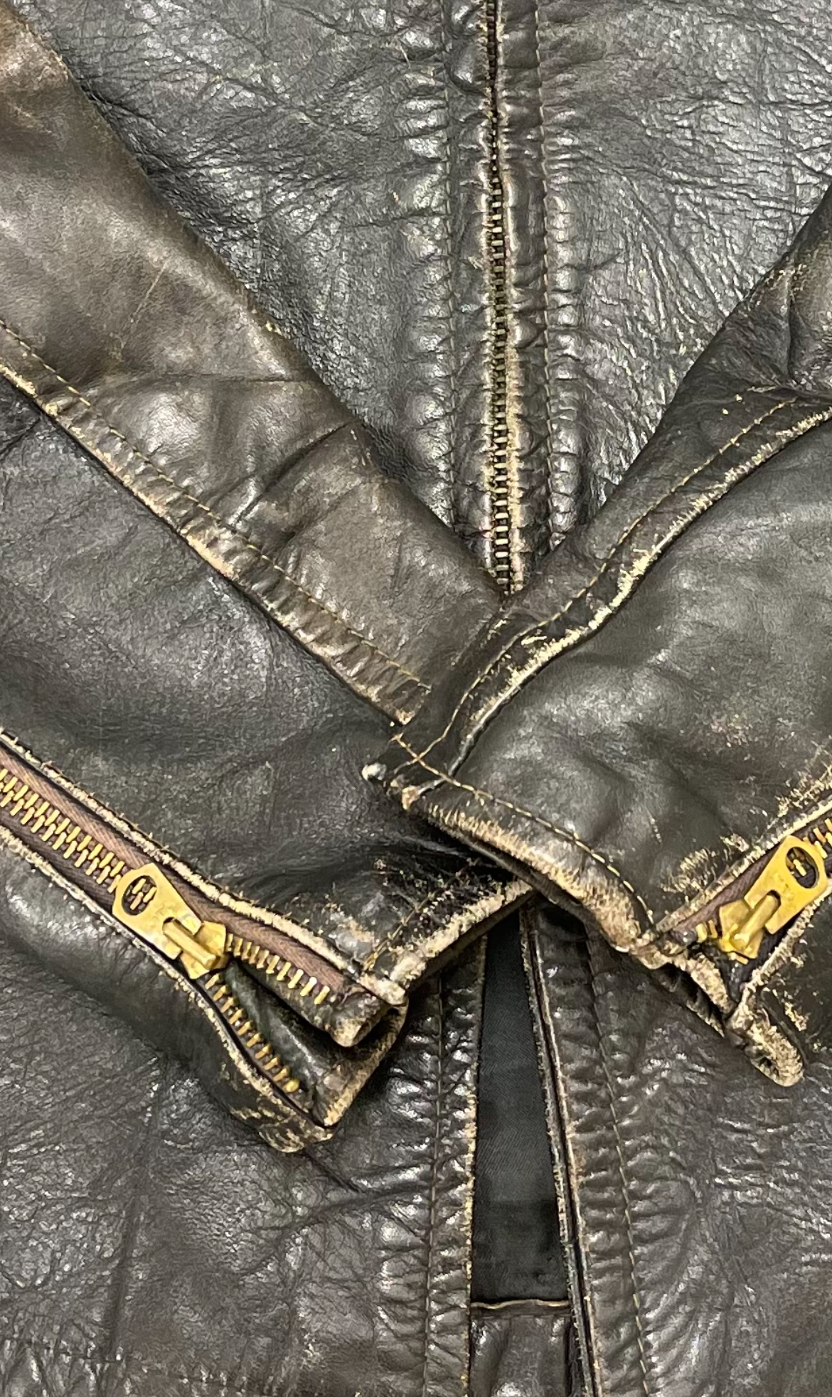 Vintage 1950’s Cafe Racer Leather Jacket