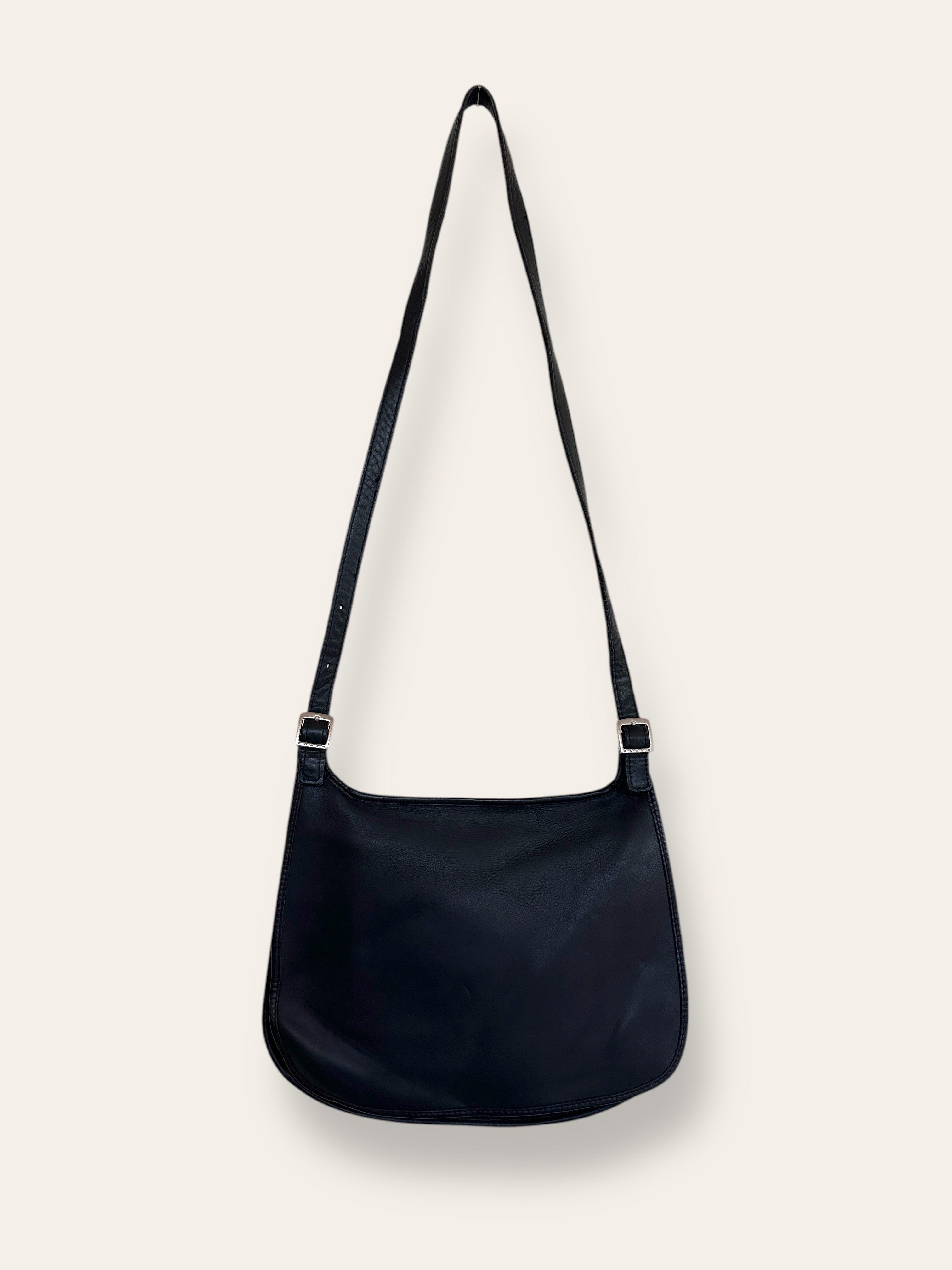 1990s Coach Convertible MINI BELT BAG 9826, Black—Detachable