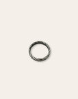 Sculptural Woven Sterling Silver Ring | Oxidized Braid Size 10