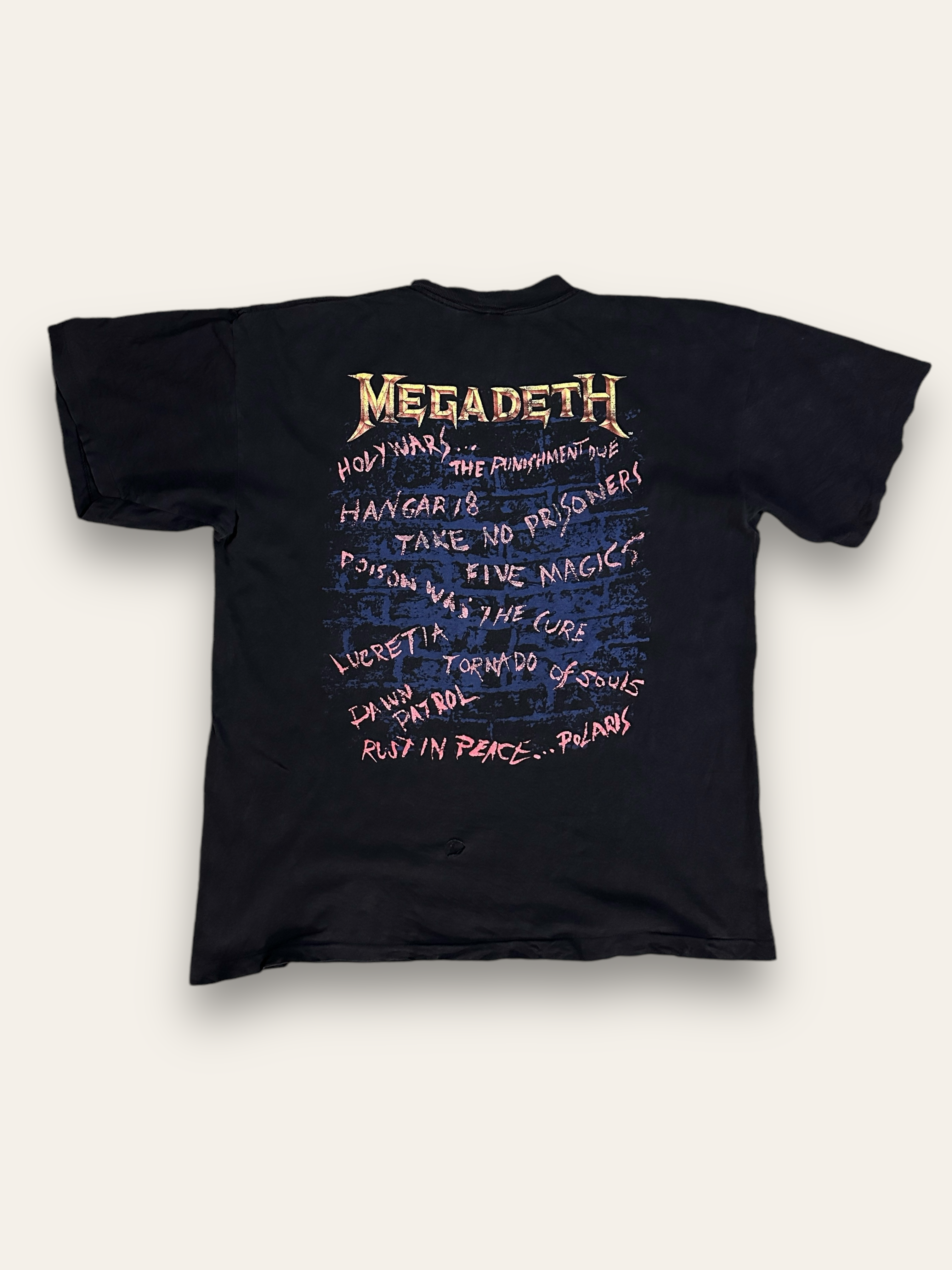 Vintage 90's Megadeth Rust In Peace T-Shirt – Afterlife Boutique