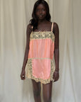 Vintage 1920’s Deadstock Lace & Silk Step In Slip Dress