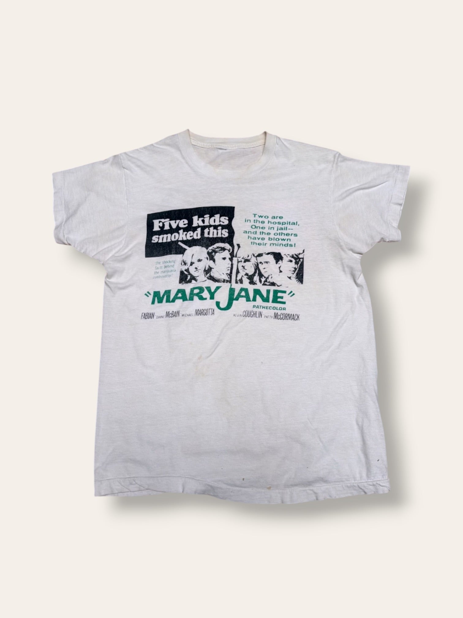 Vintage 1970s Horror Mary Jane Movie T-Shirt | Mutilation Graphics Movie PromoTee