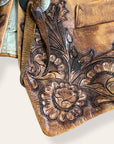 Vintage 1950’s Nudie’s Tooled Leather Vest