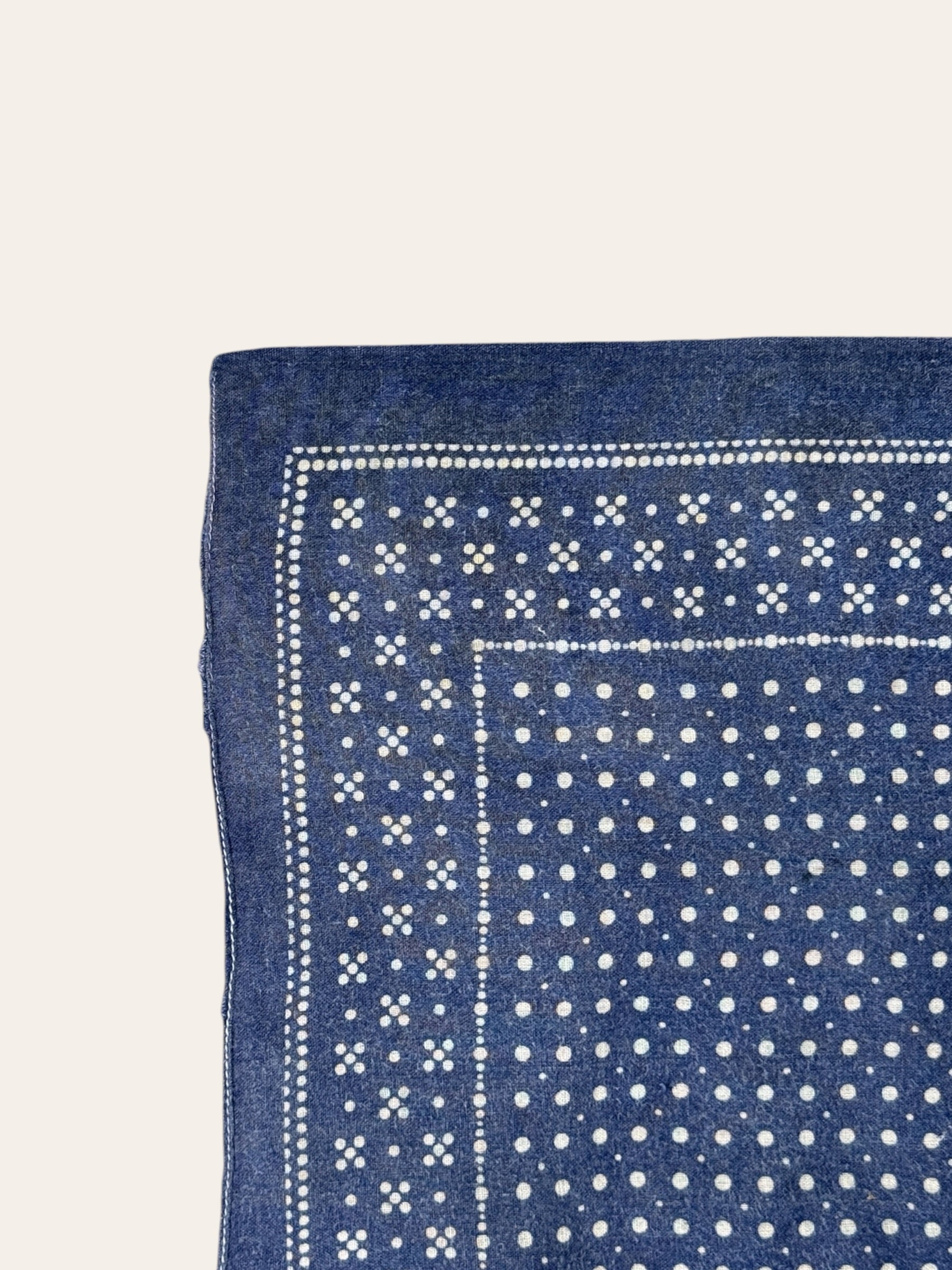Vintage 1950’s Duplex Fast Indigo Bandana