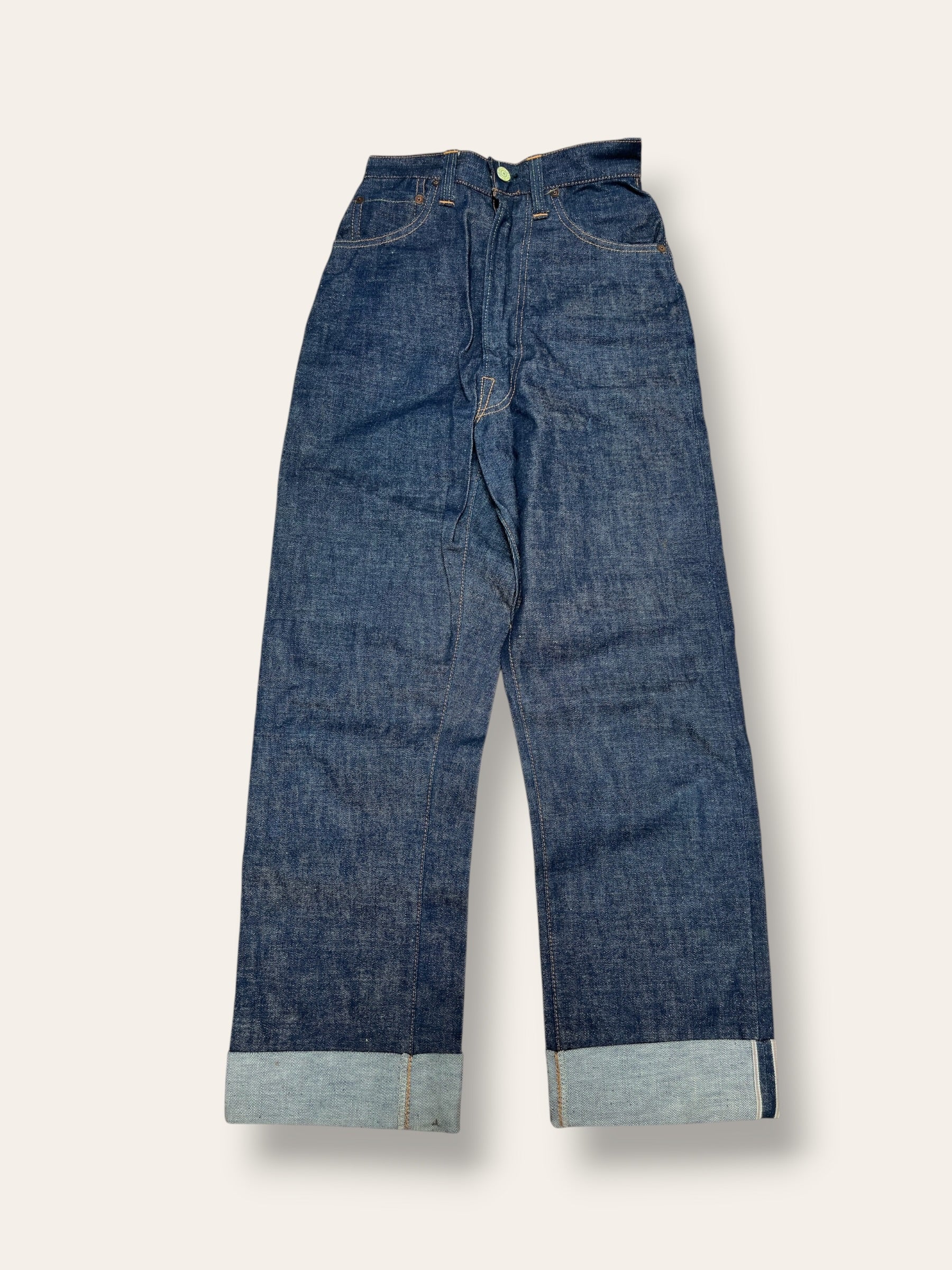 Vintage 1950’s Levi’s Deadstock 701 Denim Jeans | Hidden Rivets Selvedge Denim | Big E Levis