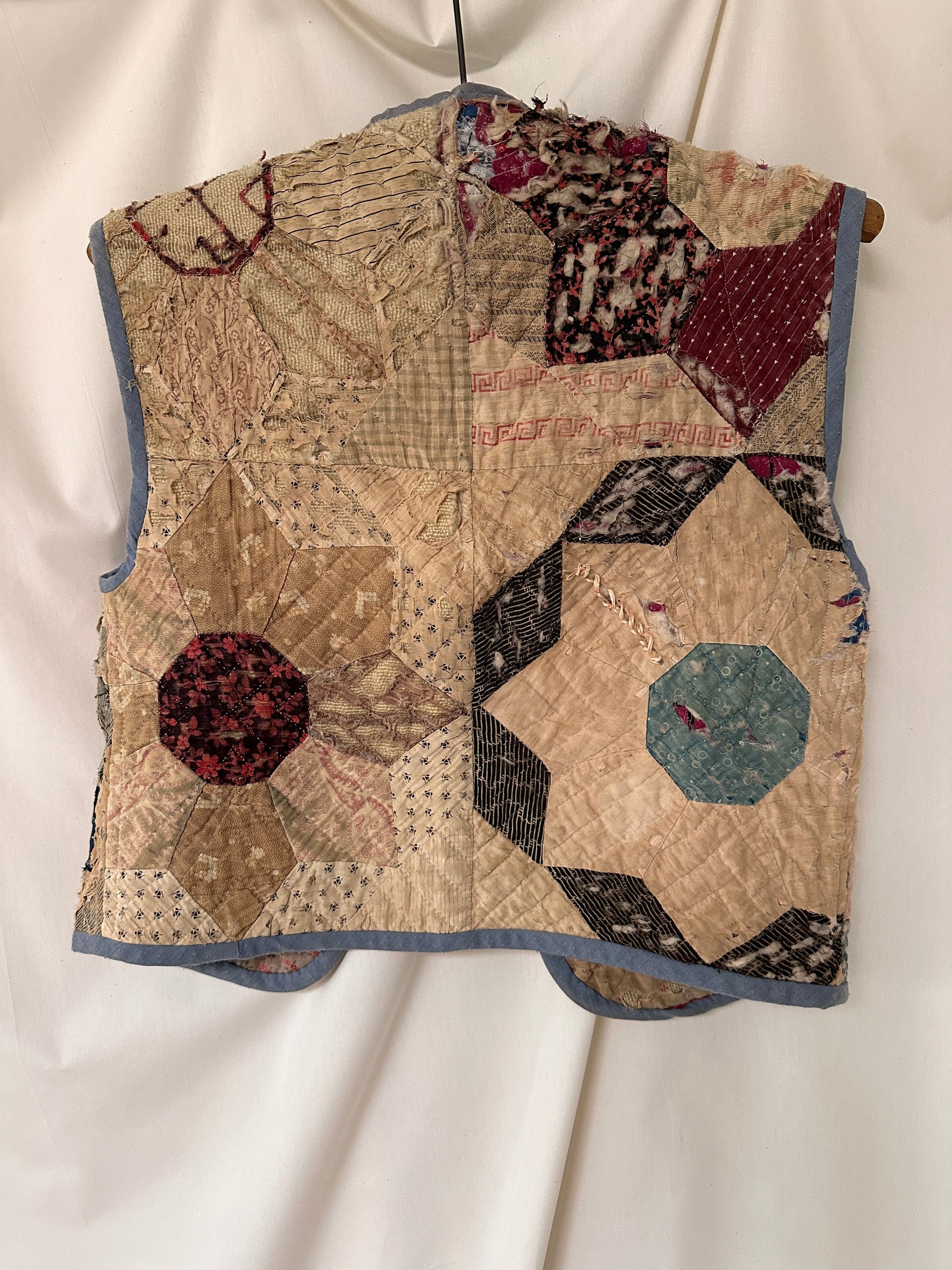 Vintage Early 1900’s Calico Quilt Vest