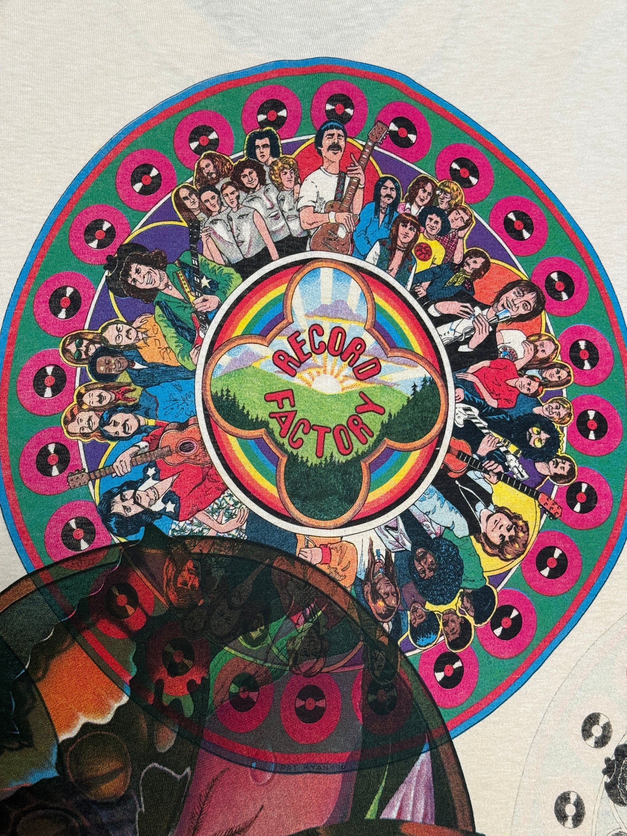 Vintage 1970s Kelley Mouse Studio Test Print T-Shirt | Home Grown Weed | City Lights Bookstore Graphic | Rare 1970s Psychedelic Art T-Shirt