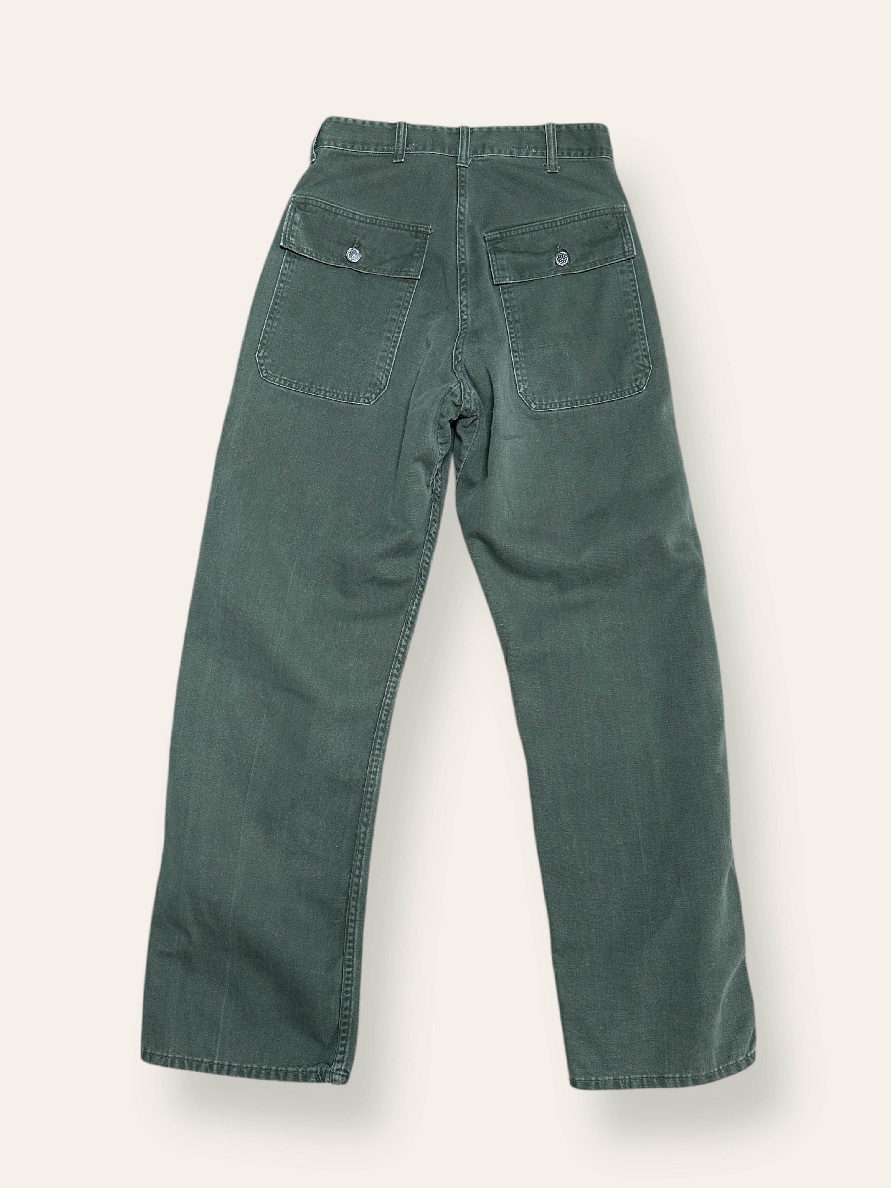 パンツ 60s vintage baker pants Vintage 1960's 13 Star Button Civilian Baker Pants W:25
