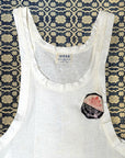 Vintage 1940’s Deadstock Otis Ribbed Cotton Tank | Heritage Blank Antique White Undershirt