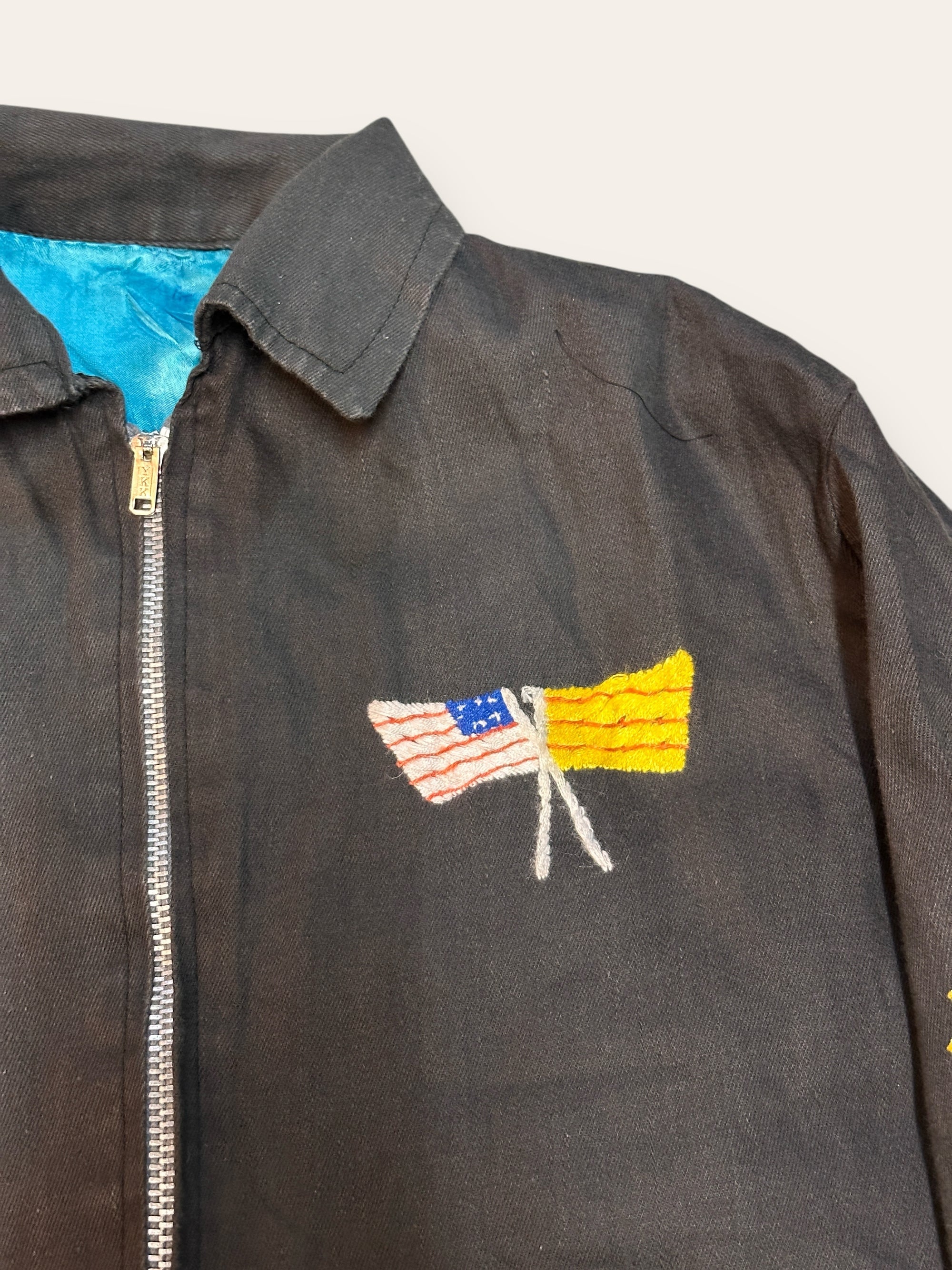 Vintage 1960’s Vietnam Souvenir Cotton Jacket