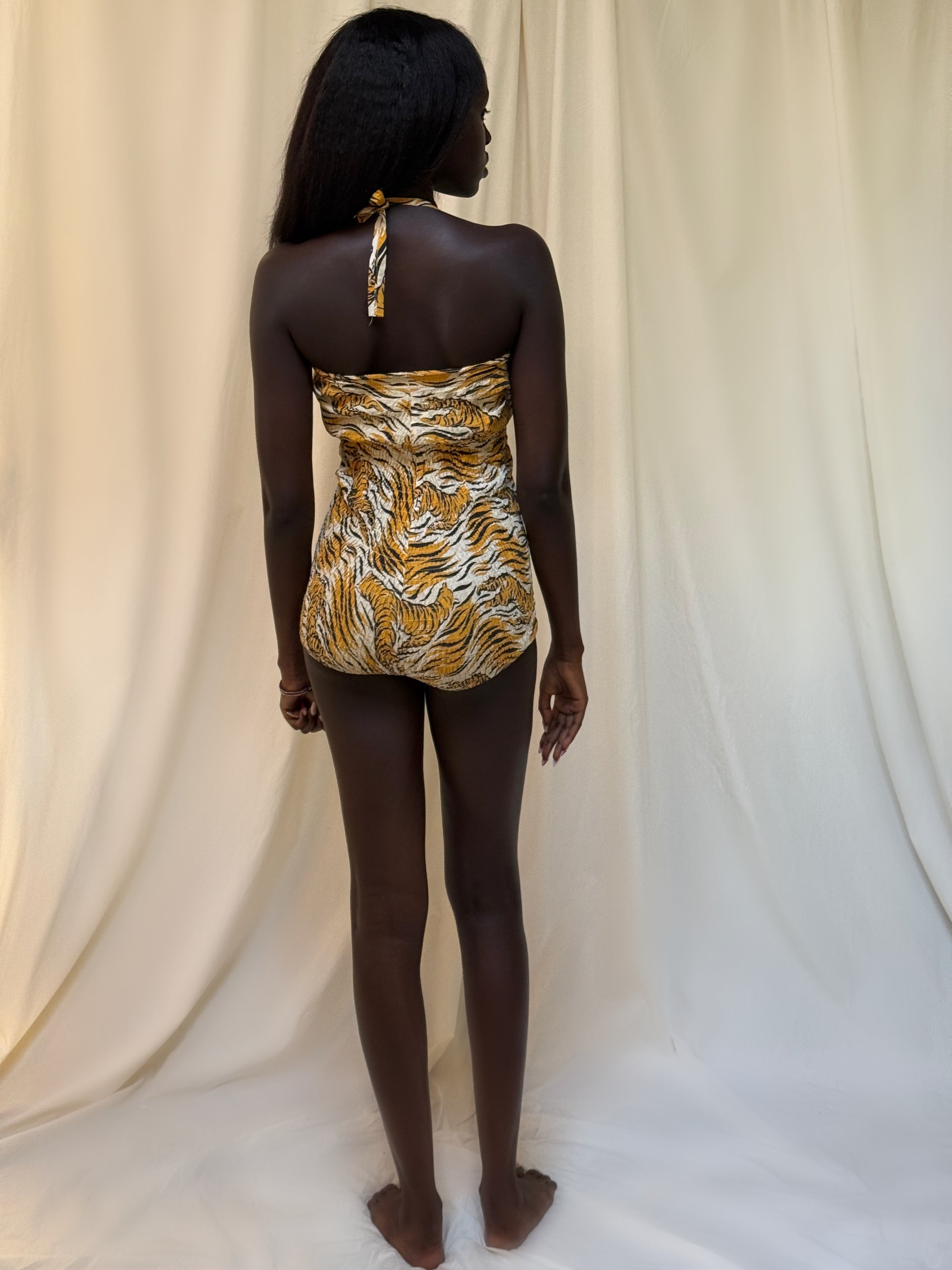 Vintage 1950’s Cole Of California Tiger Print Swimsuit