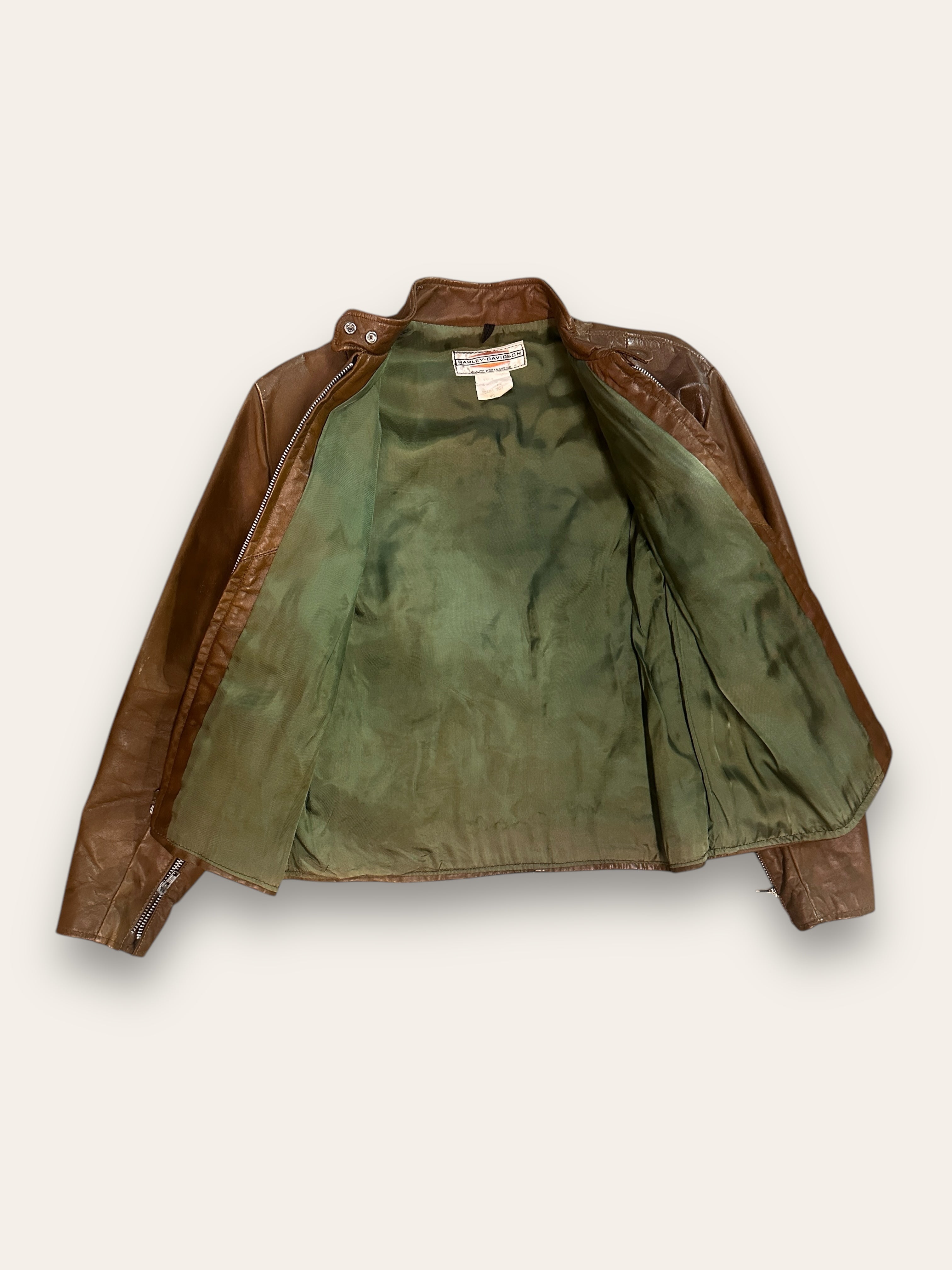 ジャケット・アウター 70's Vintage AMF Harley Davidson Jacket VINTAGE HARLEY DAVIDSON AMF LEATHER JACKET 1970s SIZE 36