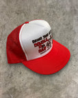 Vintage 1980’s Double D Bar Red Mesh Cap