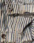 Vintage 1940’s Railroad Engineer Stripe Denim Jacket