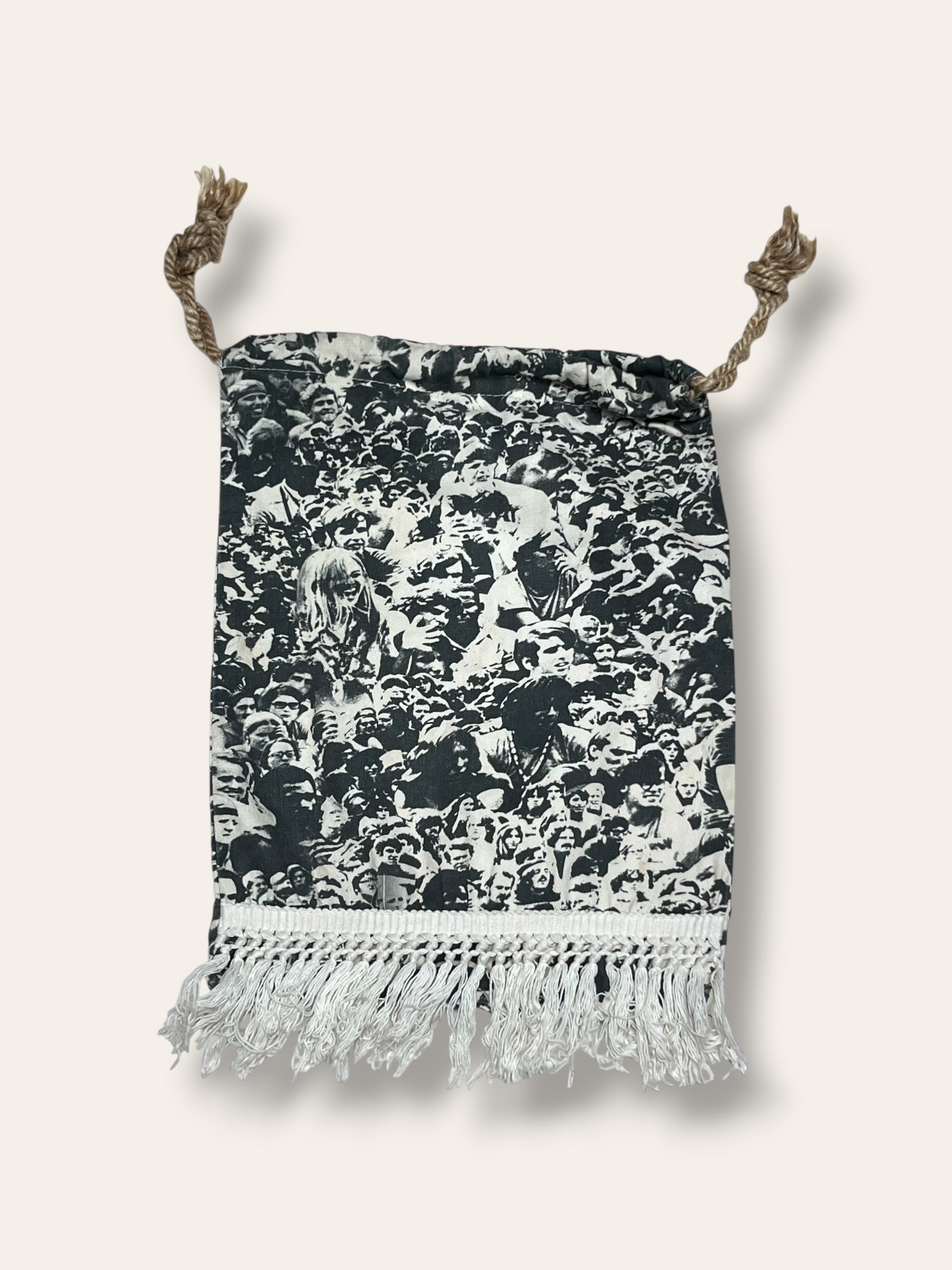 Vintage 1970’s Woodstock Photo Print Tote Bag