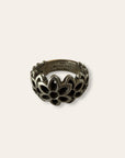 Good Art HLYWD 925 Sterling Silver Frida Ring | Sterling Silver Statement Band Ring Size 10
